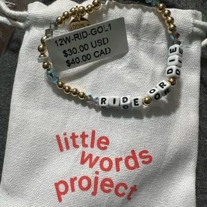Little words project ride or die bracelet